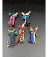 Guatemalan Worry Dolls Woven Miniatures Cultural Pairs Glued Together LOT 5 - $169.16 MXN