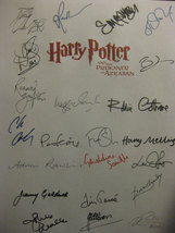 Harry Potter and the Prisoner of Azkaban Signed Film Movie Screenplay Script x22 - £14.94 GBP