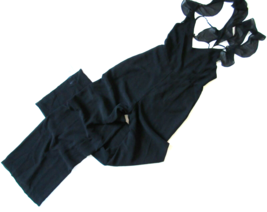 NWT Yumi Kim Boulevard Jumper in Black Cross-back Ruffle Strap Jumpsuit XS $218 - $43.56