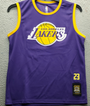 NBA Los Angeles Lakers #23 LeBron James Basketball Jersey Youth 18-20 Mu... - $644.10 MXN