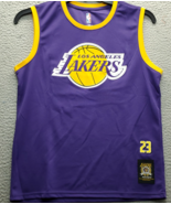 NBA Los Angeles Lakers #23 LeBron James Basketball Jersey Youth 18-20 Mu... - $34.57