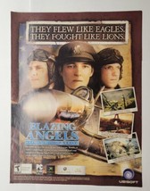 Blazing Angels Squardrons Of WWII PC XBOX 360 Ubisoft - 2006 Magazine Print Ad  - £11.68 GBP
