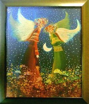 Justyna Kopania-&quot;Angels&quot;-Framed Limited Edition Giclee/Canvas/Hand Signed/#1/COA - £300.34 GBP