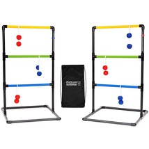 GoSports Ladder Toss Indoor &amp; Outdoor Game Set with 6 Soft Rubber Bolo B... - $56.99