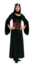 Deluxe Maid Marian Costume- Theatrical Quality (Large) Green and Brown - $209.99