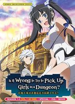 Anime Dvd Is It Wrong To Try To Pick Up Girls In A Dungeon? Complete Box Eng Dub - £24.32 GBP