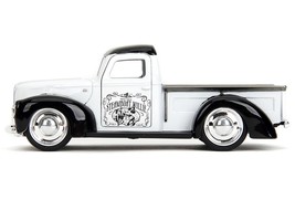 1941 Ford Pickup Truck &quot;Mickey Mouse - Steamboat Willie&quot; White and Black &quot;Hollyw - £24.44 GBP