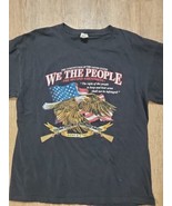 Keya USA Patriotic T-Shirt ~ Sz L ~ Black  ~ Short Sleeve - £16.48 GBP