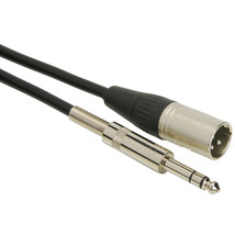 Patch Cable Xlr Male To 1/4&quot; Trs Male 20 Ft. - £29.88 GBP