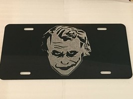 JOKER &quot;WHY SO SERIOUS?&quot; Car Tag Diamond Etched on Aluminum License Plate - £18.16 GBP