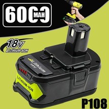 6.0Ah For RYOBI P108 18V 18 Volt One+ Plus High Capacity Battery Lithium... - $45.99