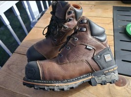 Men’s Timberland Pro Boondock 6&quot; 92641 Leather Ankle Work Boots, Size 10M - $74.25