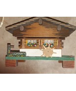 Vintage SWISS CHALET Cottage Cabin House Music Box -LOVE STORY - $39.59