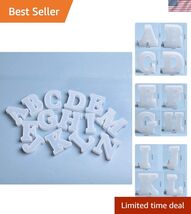 2.5 Inch 26 Pack Resin Mold 26 English Alphabet Mold Silicone Mold for R... - $49.68