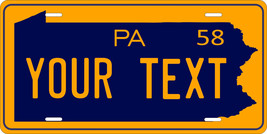 Pennsylvania 1958 License Plate Personalized Custom Car Bike Motorcycle Moped - $10.99+