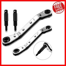 Versatile HVAC  Ratchet Wrench Kit with Hexagon Adapters for Efficient R... - $572.92 MXN