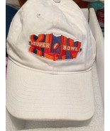Tropicana Super Bowl XLIV Adjustable Buckle Hat White *Pre-Owned* bb1 - $284.91 MXN