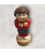 CABBAGE PATCH KIDS BOY BROWN HAIR STAMP STAMPER VINTAGE 1980&#39;s HG - $19.05 CAD