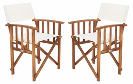 Safavieh PAT7004F-SET2 Outdoor Laguna Natural and Beige (Set of 2) Director - $118.53