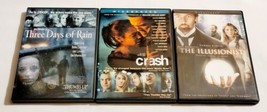Three Days Of Rain, Crash &amp; The Illusionist DVD - £8.39 GBP