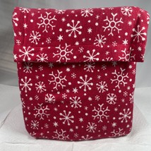 Flannel Red Snowflakes printed Full Size Sheet Set - Target - $13.12