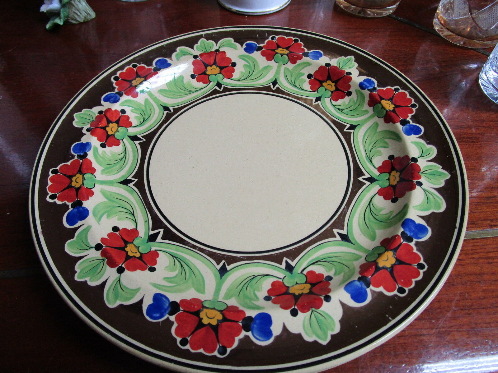 Antique Wedgwood 12 dinner plates RHODIAN pattern designed by Millicent Taplin - £425.71 GBP