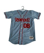 Vintage SFC USA SCORPIONS Baseball Jersey Size Medium Fox 08 Blue/Red - €41,21 EUR