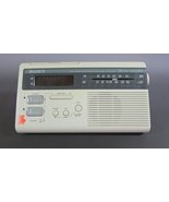 Sony Dream Machine Bar Cream Colored Radio Clock Dual Alarm ICF-C220W - £97.00 GBP