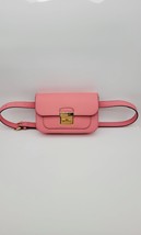 Michael Kors Sloan Editor Small Flap Belt Bag Sling Shoulder Tea Rose Le... - £57.17 GBP