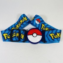 Pokemon Clip N Go Poke Ball Belt (Blue) TOMY Toys Adjustable Strap Ninte... - $10.36