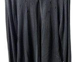 Sweater Anna and Frank Cardigan Womens Size S Black Silk Grannycore One ... - $19.56