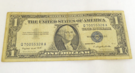 1957 A Silver Certifcate $1 Bill 202102157 - $6.02