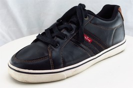 Levi&#39;s Youth Boys Shoes Sz 5.5 M Black Synthetic Sneaker - £16.91 GBP