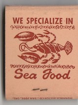 Vintage Strike on Matchbook  The Grotto Seafood Restaurant  Vallejo - $7.91