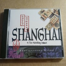 Shanghai Great Moments Windows 95 PC CD mahjong tile game Activision v2.02 - $34.53