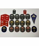 1960-1967, DDR, NVA, PARACHUTIST, SLEEVE PATCHES, COLLAR TABS, BERET PAT... - $7,350.10 MXN
