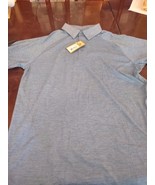 Ultimate Terrain Trailhead Performance Polo Color Moonlight Blue Heather... - $40.63 CAD
