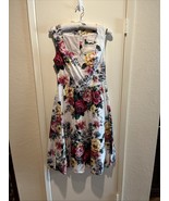 Anthropologie Garden Party Retro Romantic Floral Dress Size 12 A-Line Sl... - $1,623.73 MXN