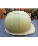 1950&#39;s vintage JACKSON PRODUCTS Fiberglass Hard Hat helmet RARE YELLOW! - $88.99