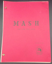 Mash: The Life You Save Original 1981 Television Script John Rappaport Alan Alda - £60.17 GBP