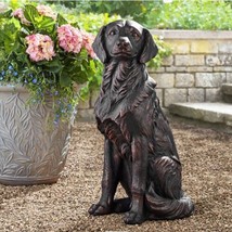 Sitting Golden Retriever Dog Statue 29in Tall (mm) - £256.65 GBP