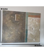 ACRYLIC PAINTING OFFICE HOME BUSINESS ARTIST CHRISTIN 48&quot;X60&quot; OCEAN VIEW - $15,720.75 MXN