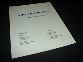 1994 A GOOD MAN IN AFRICA Movie Press Kit Production Notes Bruce Bereford - £11.55 GBP