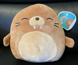 Squishmallow BRUCE Brown Walrus 7.5” (2018 Edition) RARE! NWT! - $24.99