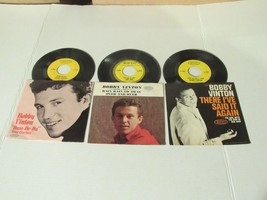 Lot of 5  45&#39;s and Picture Sleeves    Bobby Vinton - £15.40 GBP