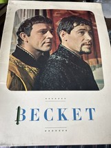 Becket Cine Souvenir Program 1964 Richard Burton Peter o&#39; Toole John Gie... - £12.44 GBP