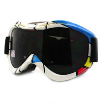 Ski Snowboard Goggles Anti Fog Shatter Proof Lens Mondrian Design - $20.95