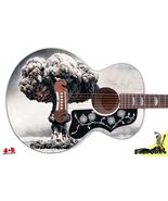 Guitar Skin Jumbo Acoustic Wrap 5 Star Body Cover Reface Art Cool Explos... - $69.25