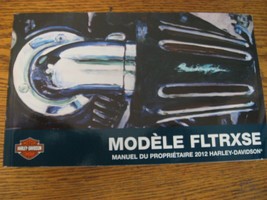 2012 Harley-Davidson FLTRXSE Owner's Manual CVO Custom Road Glide, NEW Canadian - $28.71