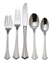 1800 by Reed &amp; Barton Stainless Steel Flatware Set for 12 Service 60 Pie... - £701.02 GBP